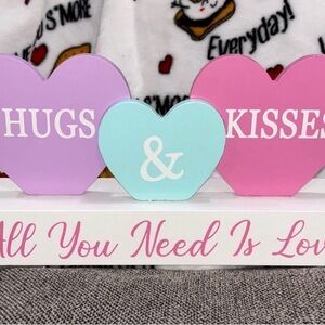 Colorful Heart Decor Set